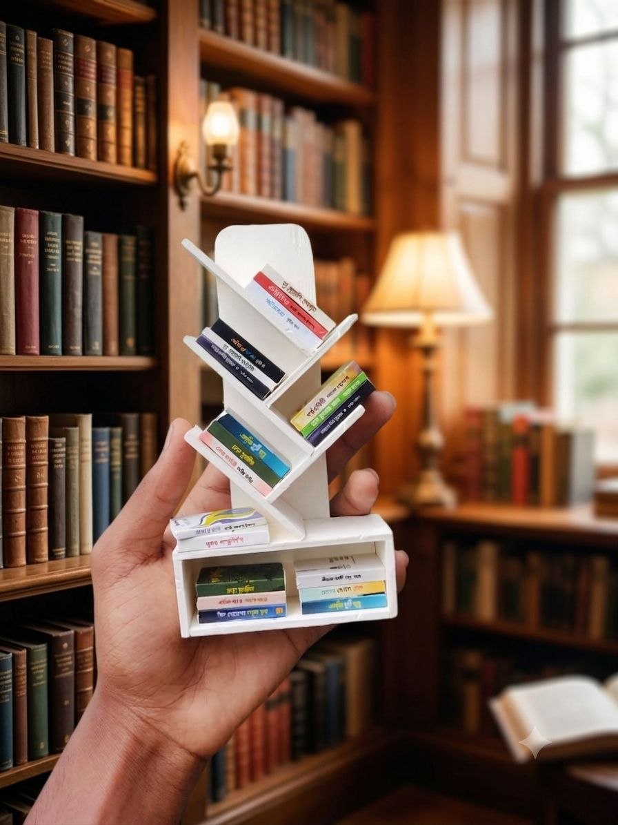 Premium Mini Book Shelf